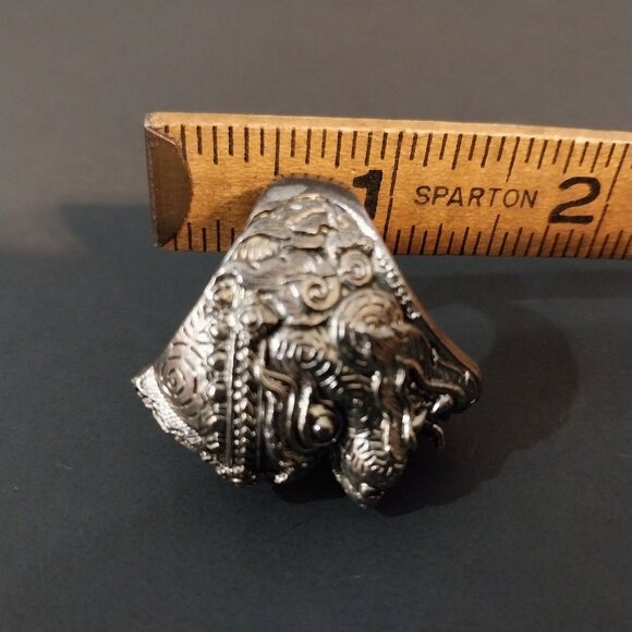 Lord Hanuman Ring King of Monkey Amulet Protection Jewelry - Picture 7 of 8